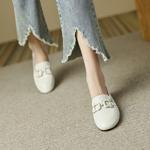 Luxurious Handcrafted Leather Women's Shoes: Elegance in Every Stitch(EcqiH-467)