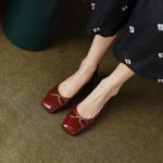 Elegant Handcrafted Genuine Leather Women's Shoes with Luxurious Quality Craftsmanship(EcqiH-95-1)