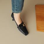 Handcrafted Luxury Leather Women’s Shoes: Pure Elegance(EcqiHL-1788)