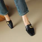 Handcrafted Luxury Leather Women’s Shoes: Pure Elegance(EcqiHL-1788)