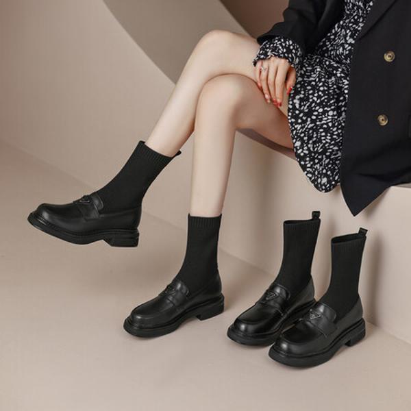 Handcrafted Leather Women's Shoes: Luxury & Elegance(EcqiZ-236)