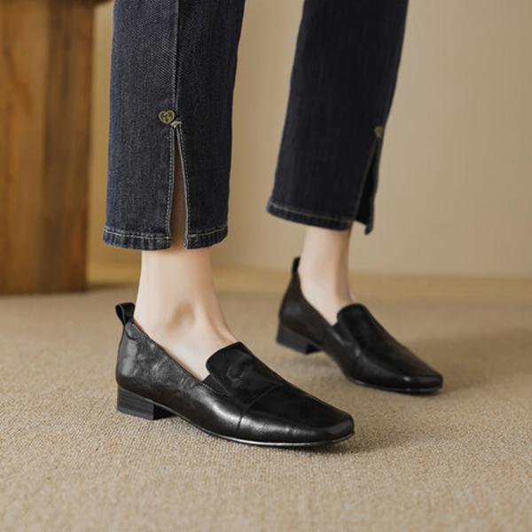 Handcrafted Leather Women's Shoes: Exquisite Elegance & Luxurious Quality(EcqiH-2622)