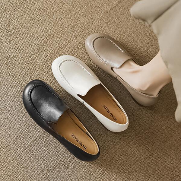 Handcrafted Luxury Leather Shoes for Elegant Women(EcqiH-2630)