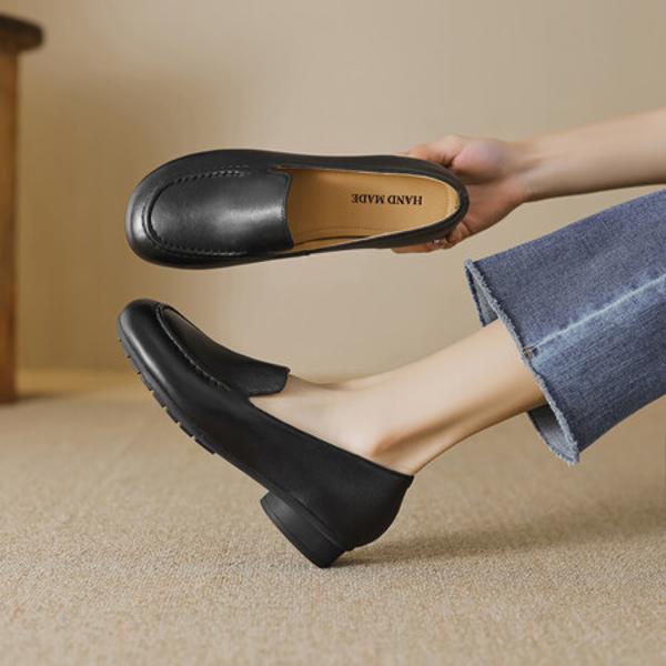 Handcrafted Luxury Leather Shoes for Elegant Women(EcqiH-2630)