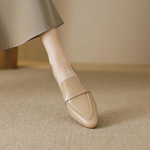 Exquisite Handmade Leather Women's Shoes: Luxurious Craftsmanship for Elegance(EcqiH-2650)