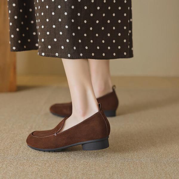 Handcrafted Luxury Leather Women's Shoes: Timeless Elegance Redefined(EcqiH-2703)