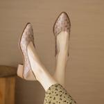 Exquisite Handcrafted Leather Shoes for Elegant Women(EcqiH-2696)