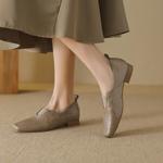 Elegant Handmade Genuine Leather Women's Shoes: Luxury Craftsmanship(EcqiH-2693)