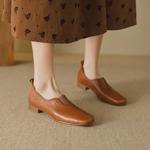 Elegant Handmade Genuine Leather Women's Shoes: Luxury Craftsmanship(EcqiH-2693)