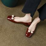 Elegant Handmade Leather Women's Shoes: Luxury Craftsmanship(EcqiH-535)