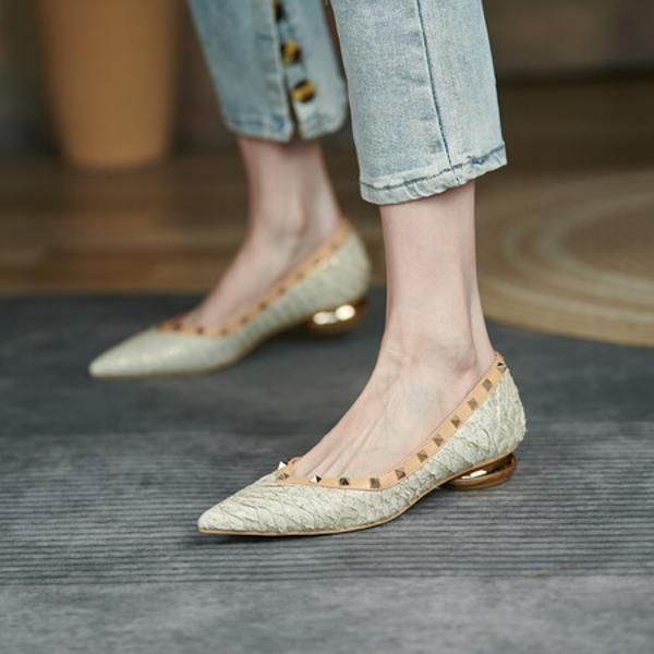 Exquisite Handcrafted Leather Women's Shoes: Luxury, Elegance, and Superior Craftsmanship(EcqiH-5026)