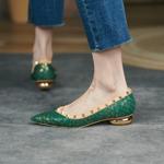 Exquisite Handcrafted Leather Women's Shoes: Luxury, Elegance, and Superior Craftsmanship(EcqiH-5026)