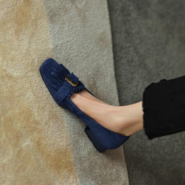 Handcrafted Genuine Leather Women's Shoes: Exquisite Craftsmanship & Timeless Elegance(EcqiHL-892)