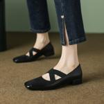 Handcrafted Luxury Leather Women's Shoes: Elegance Redefined(EcqiH-1805)