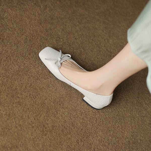 Handcrafted Genuine Leather Women's Shoes: Luxurious Elegance in Every Detail(EcqiH-1795)