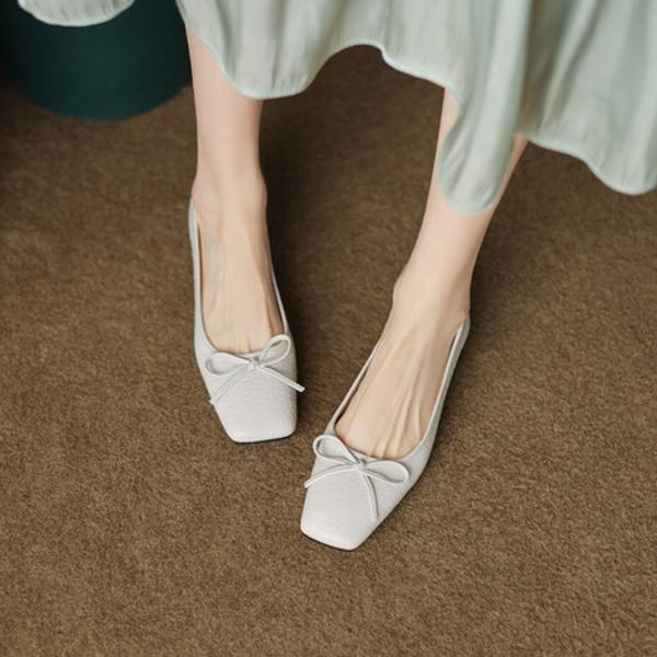 Handcrafted Genuine Leather Women's Shoes: Luxurious Elegance in Every Detail(EcqiH-1795)