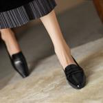 Elegant Handcrafted Leather Women’s Shoes - Luxury Craftsmanship(EcqiH-890)