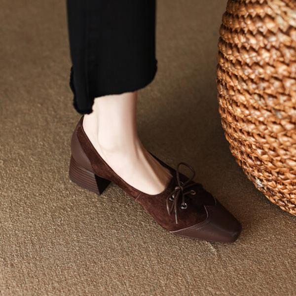 Handcrafted Luxury Leather Women’s Shoes - Elegance Redefined(EcqiH-1205)