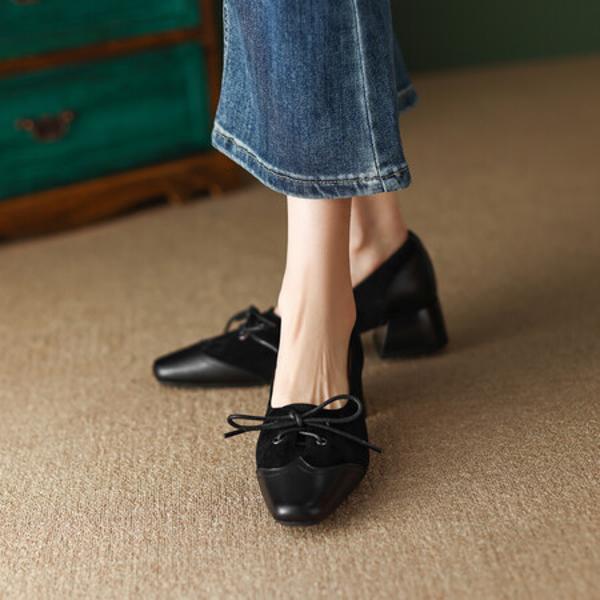 Handcrafted Luxury Leather Women’s Shoes - Elegance Redefined(EcqiH-1205)