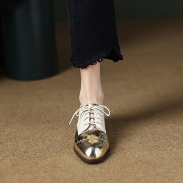 Luxury Handcrafted Genuine Leather Women’s Shoes with Exquisite Craftsmanship(EcqiH-873)