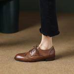 Artisan Crafted Genuine Leather Women’s Shoes - Luxurious Elegance in Every Step(EcqiH-870)