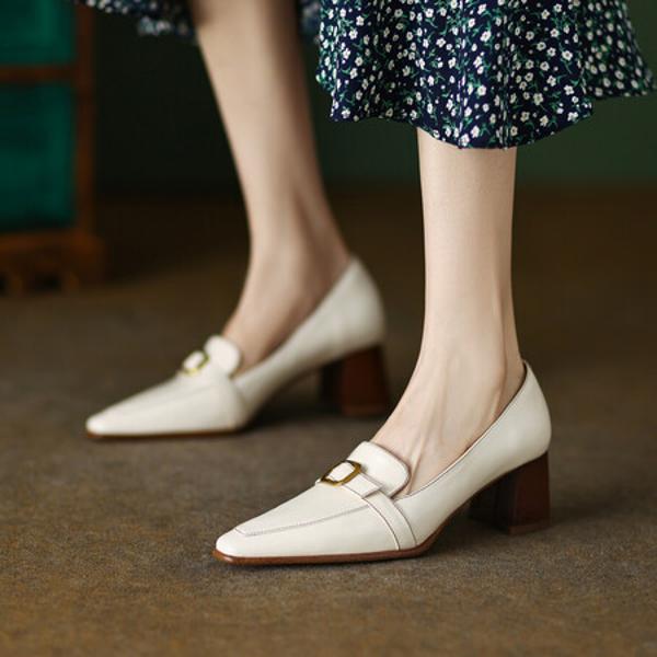 Handcrafted Luxury Leather Women's Shoes - Elegant Artisan Quality(EcqiHL-876)