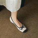 Handcrafted Luxury Genuine Leather Women's Shoes - Elegance in Every Stitch(EcqiH-1735)