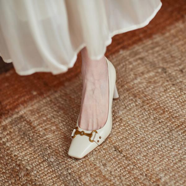 Handcrafted Luxe Leather Shoes for Elegant Women(EcqiT-2045)