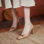 Handcrafted Luxe Leather Shoes for Elegant Women(EcqiT-2045)