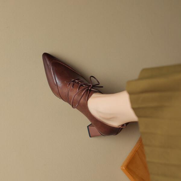 Luxury Handmade Leather Women's Shoes: Elegance in Craftsmanship and Quality(EcqiHL-1789)