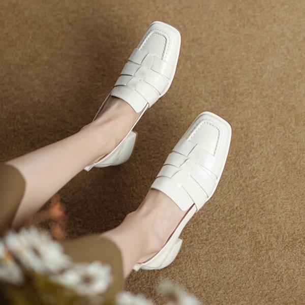 Elegant Handmade Leather Women's Shoes of Exquisite Craftsmanship(EcqiHQ-872)