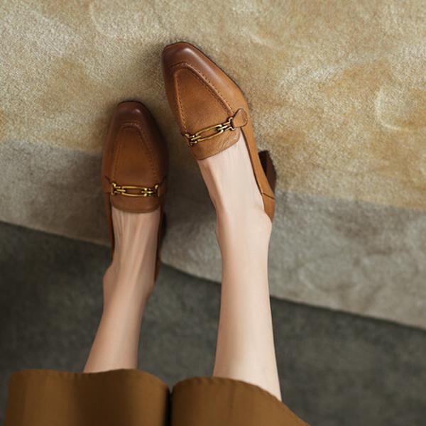 Exquisite Handcrafted Leather Women’s Shoes: Elegant Luxury and Superior Quality(EcqiH-888)