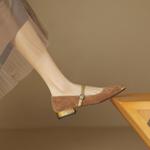 Exquisite Handcrafted Leather Women's Shoes: Elegant Luxury Essentials(EcqiH-1825)