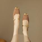 Exquisite Handcrafted Leather Women's Shoes: Elegant Luxury Essentials(EcqiH-1825)