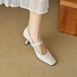 Handcrafted Luxury Leather Women's Shoes: Elegance in Every Stitch(EcqiHL-2795)