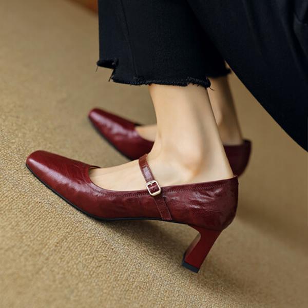 Luxury Handcrafted Leather Women's Shoes – Supreme Quality(EcqiH-2735-Z)