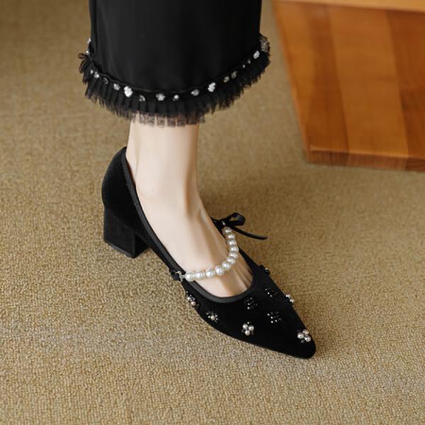 Exquisite Handcrafted Genuine Leather Women's Shoes for Luxurious Elegance(EcqiH-2739)