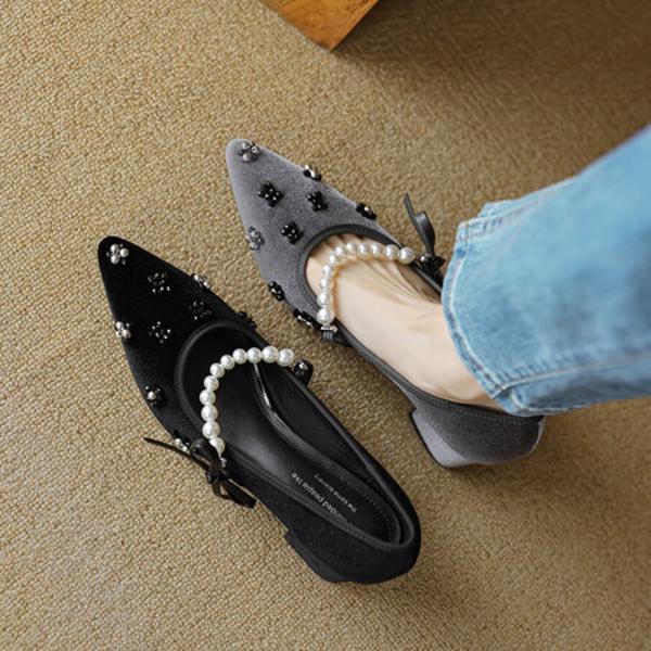 Exquisite Handcrafted Genuine Leather Women's Shoes for Luxurious Elegance(EcqiH-2739)