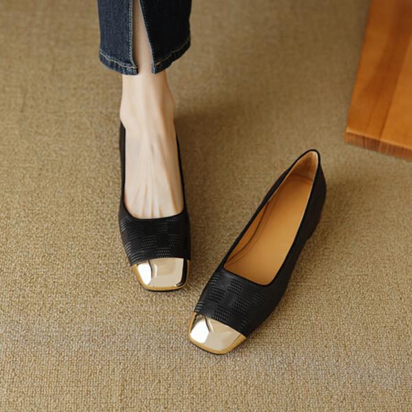 Exquisite Handmade Leather Women's Shoes: Luxury Craftsmanship(EcqiHL-2818)