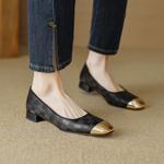 Exquisite Handmade Leather Women's Shoes: Luxury Craftsmanship(EcqiHL-2818)