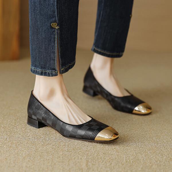 Exquisite Handmade Leather Women's Shoes: Luxury Craftsmanship(EcqiHL-2818)