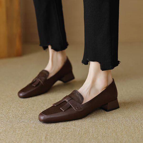 Exquisite Handcrafted Leather Women's Shoes - Where Luxury Meets Elegance(EcqiH-2806)