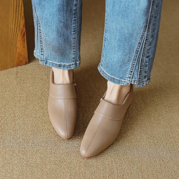 Handcrafted Leather Women’s Shoes: Elegance Meets Luxury(EcqiH-2807)