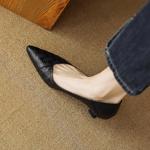 Elegant Handcrafted Leather Women's Shoes: Luxury & Quality Craftsmanship(EcqiH-2858)