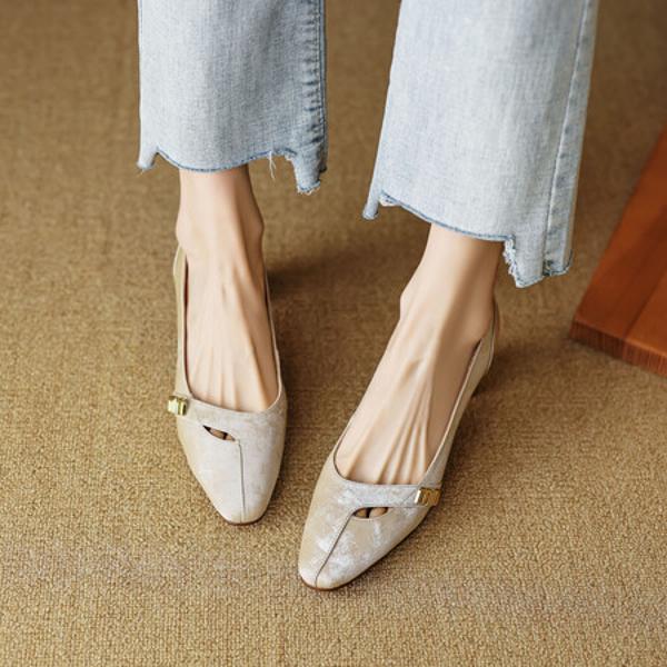 Handcrafted Luxury Leather Women's Shoes: Elegance in Every Detail(EcqiH-A750)