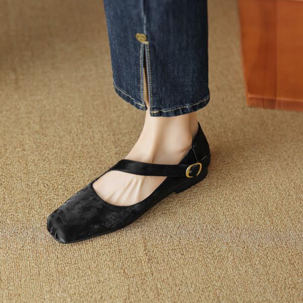 Luxury Handmade Leather Women’s Shoes with Exquisite Craftsmanship(EcqiH-2865)