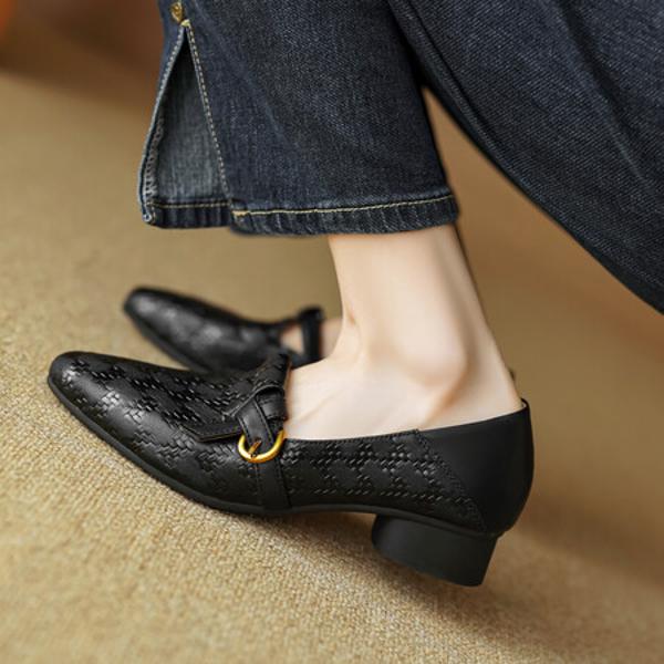 Exquisite Handmade Leather Women’s Shoes: Luxury Craftsmanship and Elegance(EcqiH-2866)