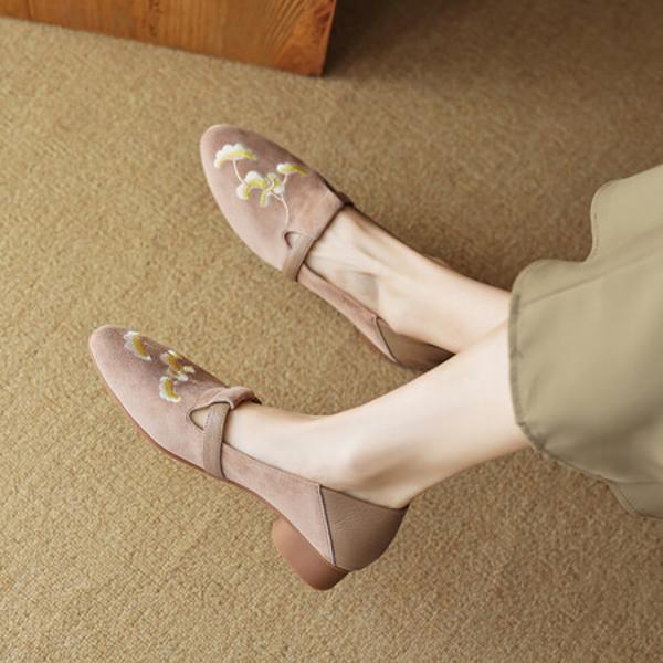 Exquisite Handcrafted Leather Women’s Shoes: Luxury & Elegance(EcqiH-2868)