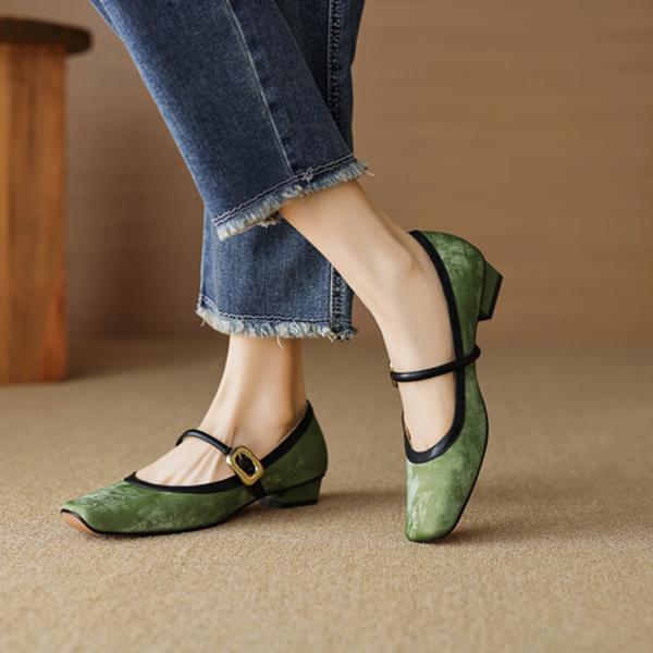 Exquisite Handmade Leather Women's Shoes: Luxury Craftsmanship & Elegance(EcqiH-2876)