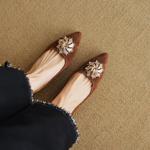 Elegant Handcrafted Leather Women’s Shoes, Exquisite Quality and Luxury(EcqiH-2886)